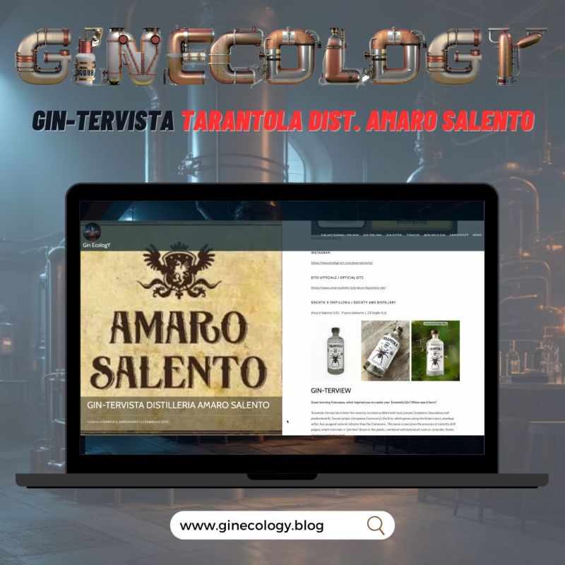 ginecology.blog gynecology blog Tarantola Gin Salento Puglia Italia Made in Italy
